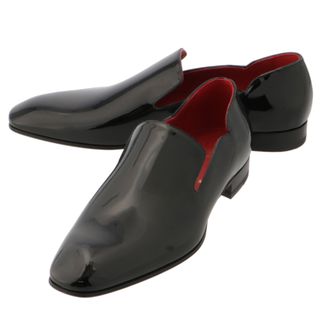 クリスチャンルブタン(Christian Louboutin)のクリスチャンルブタン/CHRISTIAN LOUBOUTIN シューズ メンズ DANDY CHICK FLAT PATENT ローファー BLACK/LIN LOUBI 3220212-0002-J323 _0410ff(スニーカー)