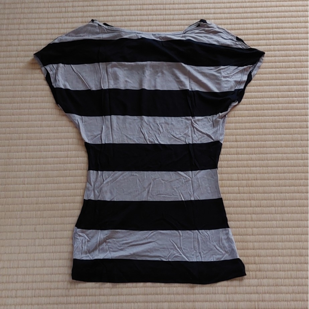 H&M(エイチアンドエム)のH＆M ボーダー カットソー メンズのトップス(Tシャツ/カットソー(半袖/袖なし))の商品写真