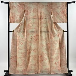 小紋 身丈159.5cm 裄丈63.5cm 正絹 名品 【中古】(着物)