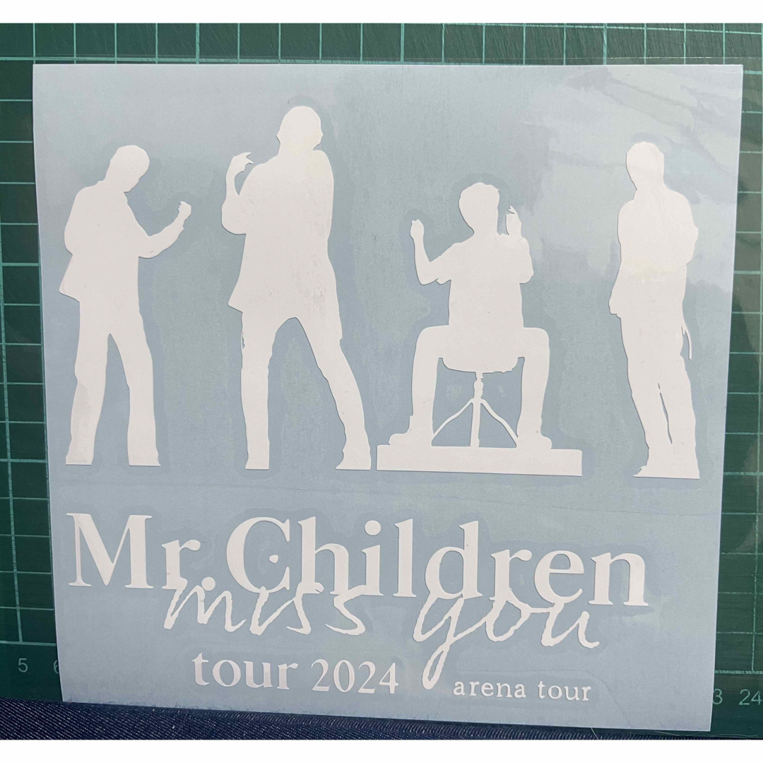 Mr.Children miss you arena tourステッカー 自動車/バイクの自動車(車外アクセサリ)の商品写真