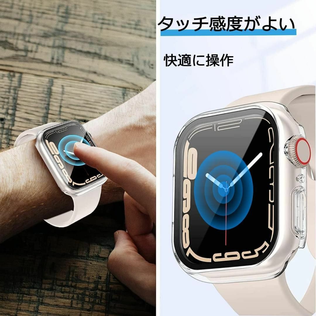 【2個入り】FALSAD Apple Watch カバー 41mm ガラスフィ メンズの時計(腕時計(デジタル))の商品写真