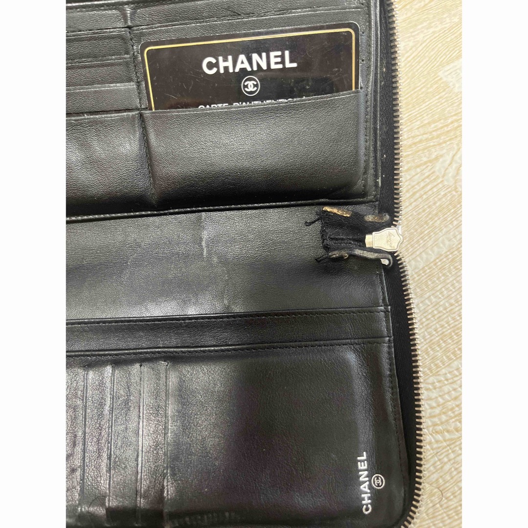 CHANEL(シャネル)のCHANELキャビアスキン長財布 レディースのファッション小物(財布)の商品写真