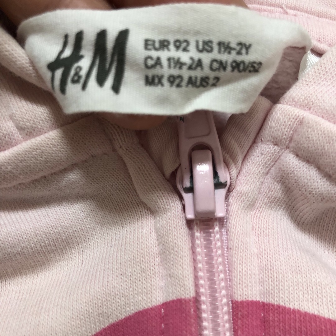 H&M(エイチアンドエム)のペッパピッグ　パーカー　裏起毛 キッズ/ベビー/マタニティのキッズ服女の子用(90cm~)(その他)の商品写真