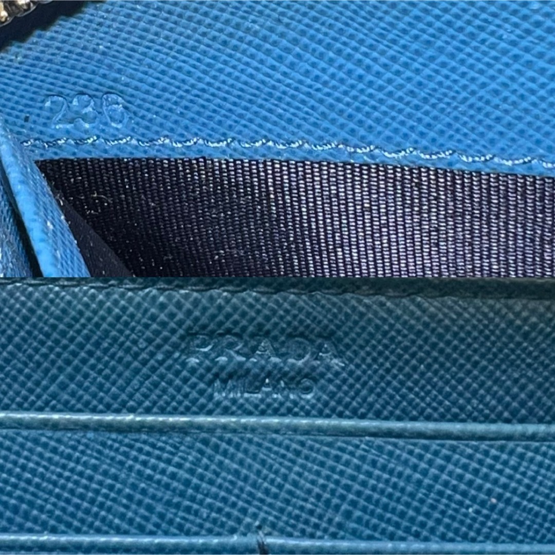 PRADA(プラダ)の409 美品 PRADA プラダ 長財布 ラウンドファスナー レディースのファッション小物(財布)の商品写真
