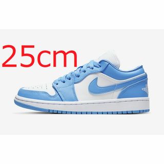 ナイキ(NIKE)のNIKE WMNS AIR JORDAN 1 LOW UNC 25cm(スニーカー)