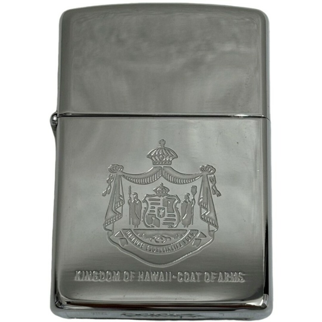 ZIPPO(ジッポー)のZippo ジッポー KINGDOM HAWAII キングダム ハワイ COAT SOLID BRASS 未使用品 喫煙具 ライター たばこ シルバー 32404K366 その他のその他(その他)の商品写真