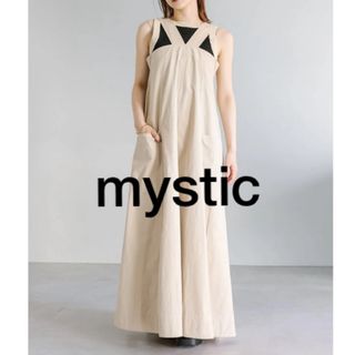 mystic - 新品　mystic ワンピース　ベージュ