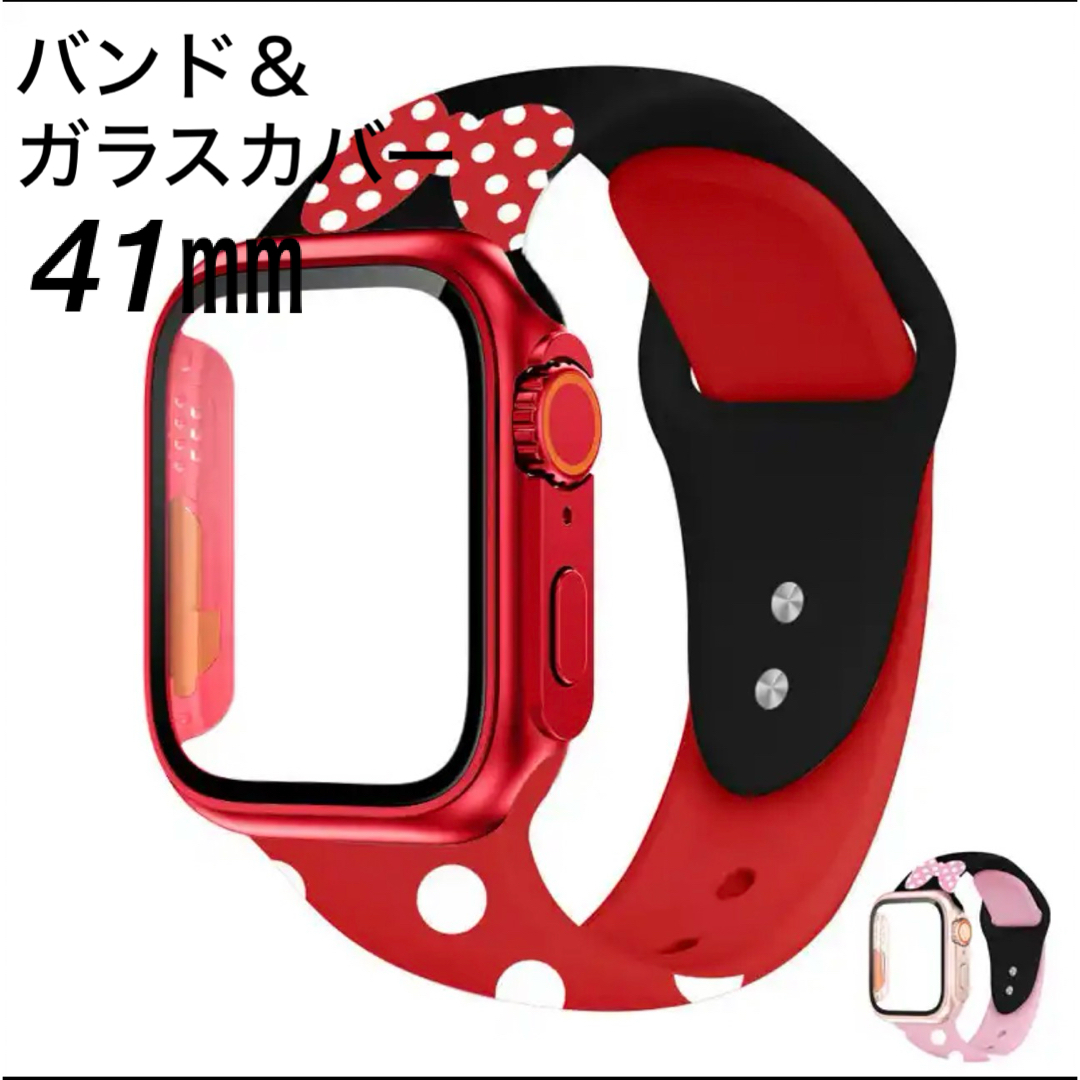 Apple Watch バンド　アップルウォッチ　ベルト　ディズニー　ミニー レディースのファッション小物(その他)の商品写真