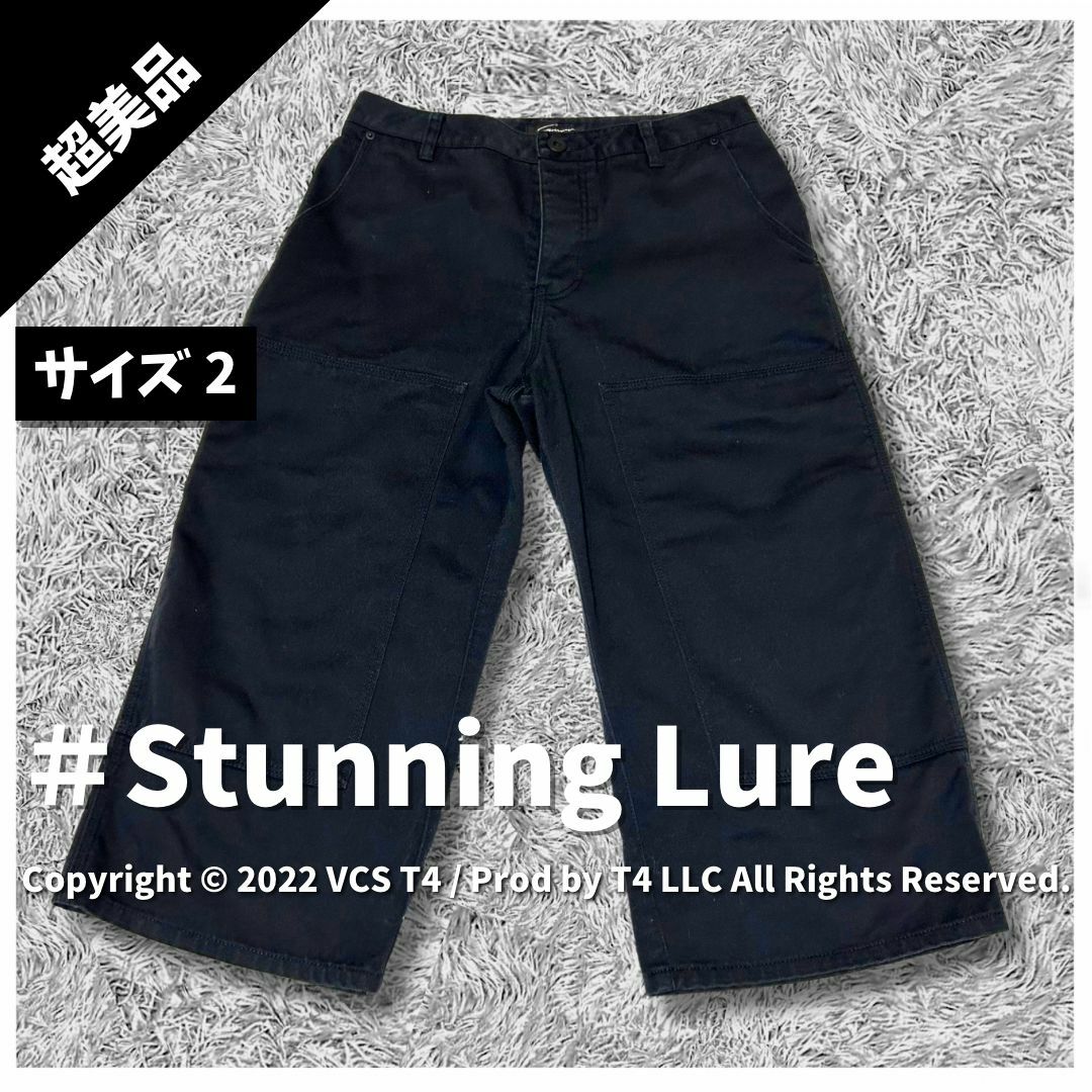 STUNNING LURE(スタニングルアー)の【超美品】スタニングルアー×ディッキーズ ガウチョパンツ 2 黒 ✓3986 レディースのパンツ(カジュアルパンツ)の商品写真