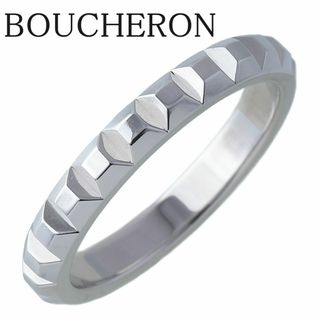 ブシュロン(BOUCHERON)のブシュロン キャトル クルドパリ リング 現行モデル ミディアム #48 Pt950 保証書(2022年) 新品仕上げ済 BOUCHERON【16788】(リング(指輪))