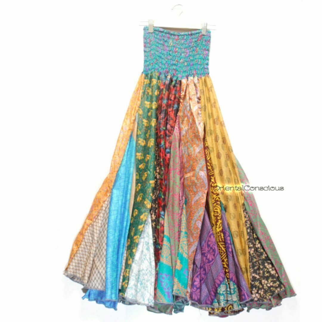 裾周り１０ｍ以上・ボリューミー・変形切替しフレアスカート☆ レディースのスカート(ロングスカート)の商品写真