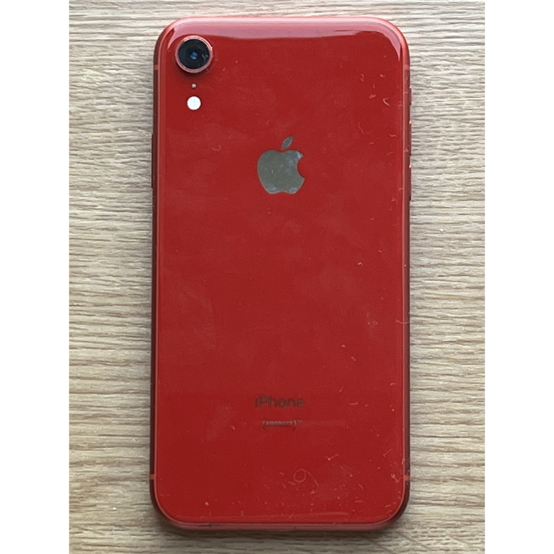 Apple(アップル)のiPhone XR レッド 64 GB docomo　美品 スマホ/家電/カメラのスマートフォン/携帯電話(スマートフォン本体)の商品写真