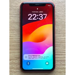 アップル(Apple)のiPhone XR レッド 64 GB docomo　美品(スマートフォン本体)