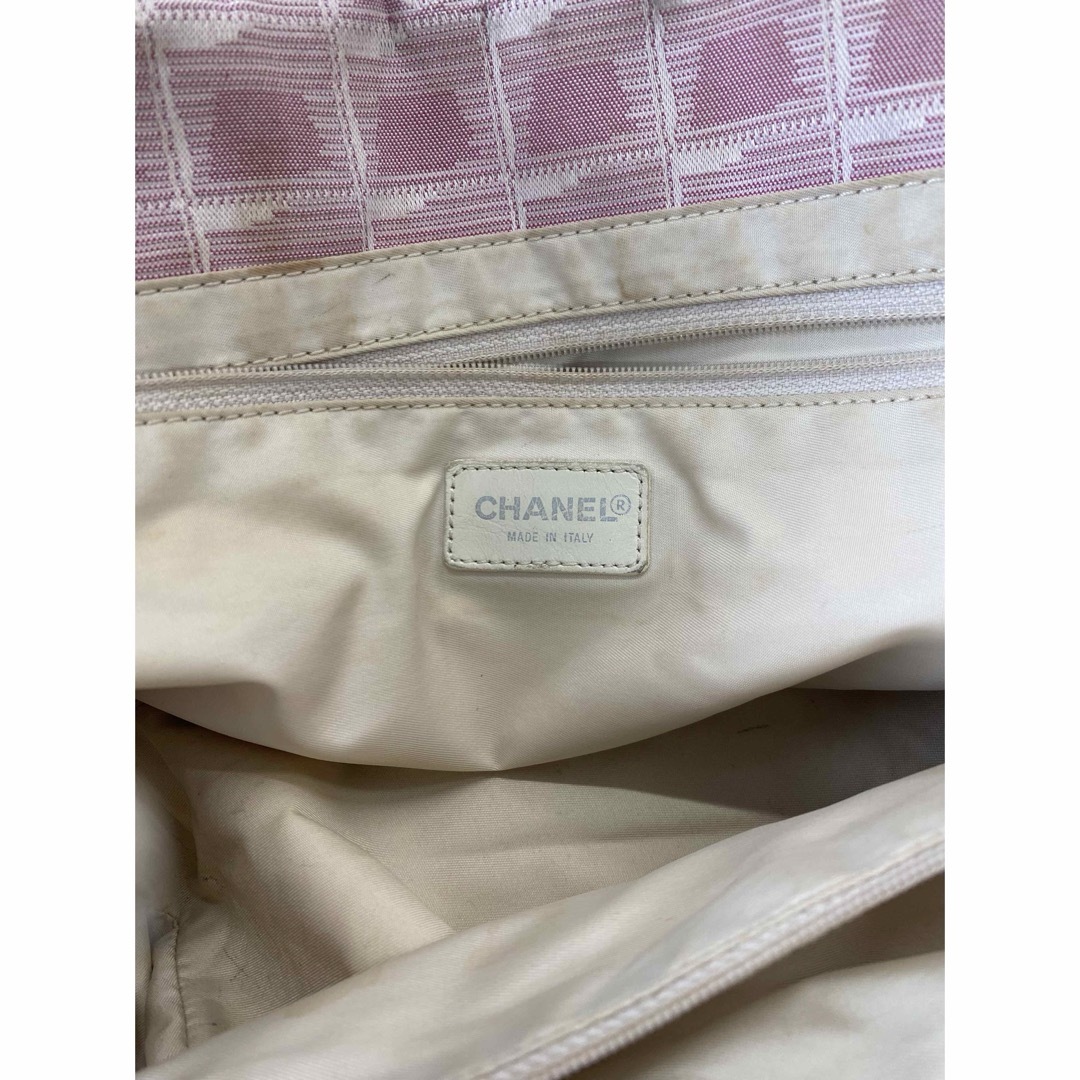 CHANEL(シャネル)のCHANEL シャネル ニュートラベルラインMM ピンク トートバック レディースのバッグ(トートバッグ)の商品写真