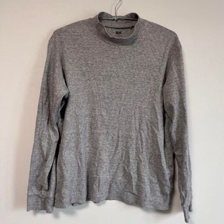 ユニクロ(UNIQLO)のユニクロ ソフトタッチハイネックT 長袖 ロングTシャツ ロンT(Tシャツ/カットソー(七分/長袖))