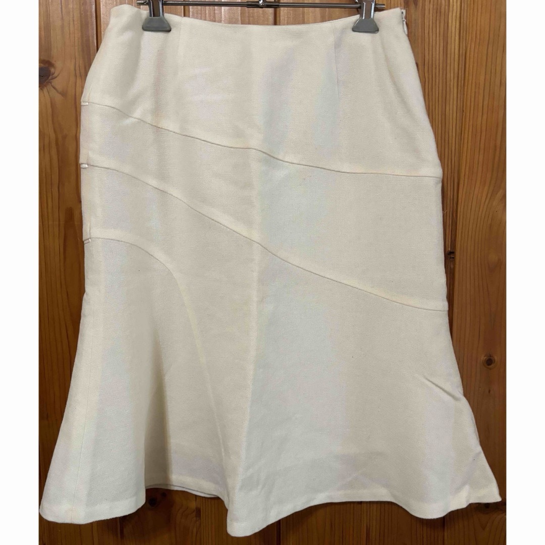 IMAGE(イマージュ)のスカート　膝丈　日本製 レディースのスカート(ひざ丈スカート)の商品写真
