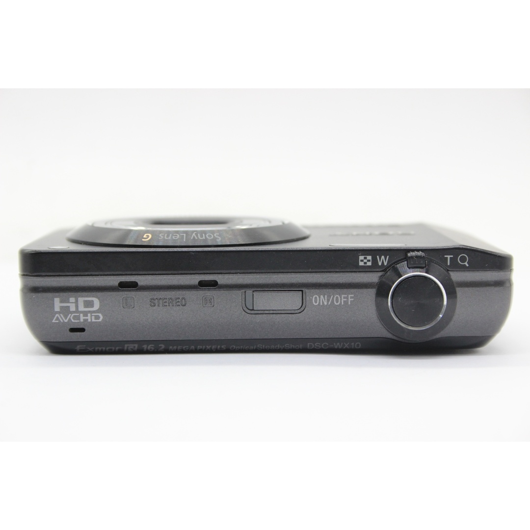 【返品保証】 ソニー SONY Cyber-shot DSC-WX10 ブラック 7x バッテリー付き コンパクトデジタルカメラ  s9596 スマホ/家電/カメラのカメラ(コンパクトデジタルカメラ)の商品写真