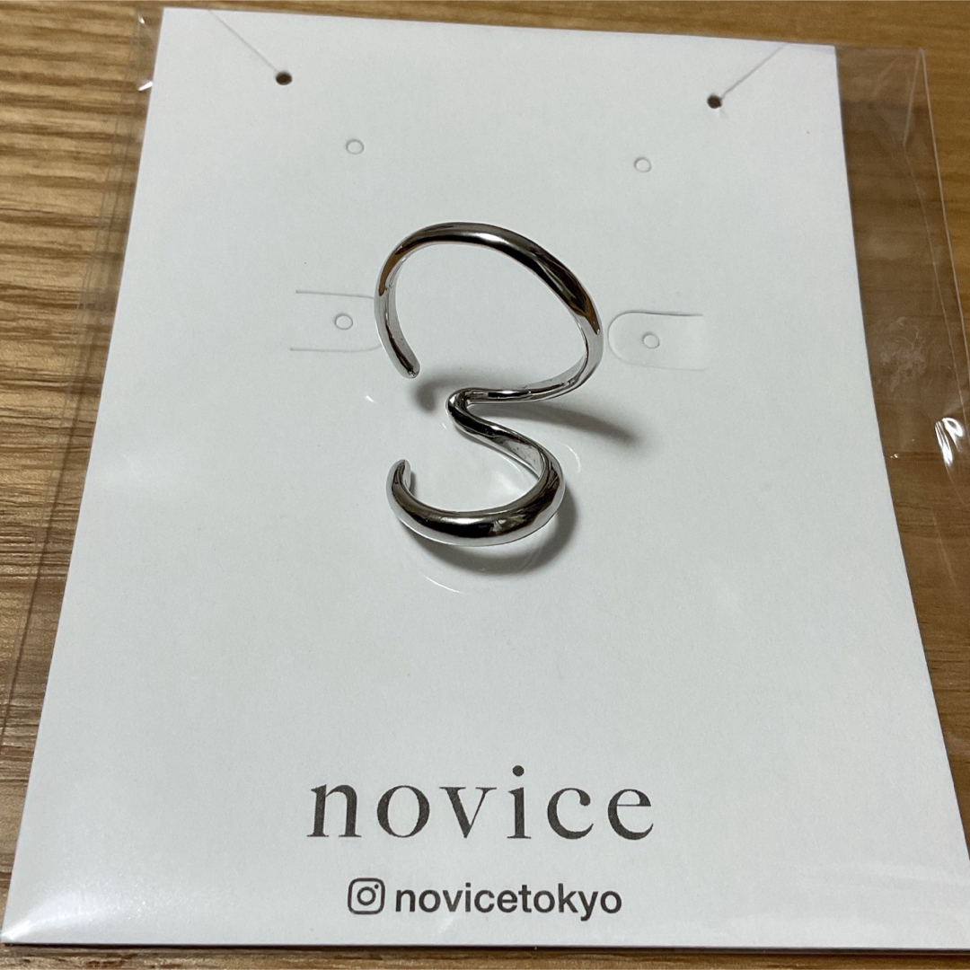 L'Appartement DEUXIEME CLASSE(アパルトモンドゥーズィエムクラス)のNovice  Double Layered Ear Cuff 片耳　シルバー レディースのアクセサリー(イヤリング)の商品写真