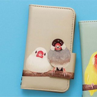 フェリシモ(FELISSIMO)の❤︎【新品未開封】フェリシモ★スマホカバー 文鳥(キャラクターグッズ)