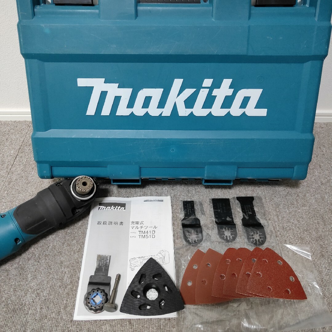 Makita(マキタ)の美品!　マキタ　18V　充電式マルチツール　TM51D　セット その他のその他(その他)の商品写真