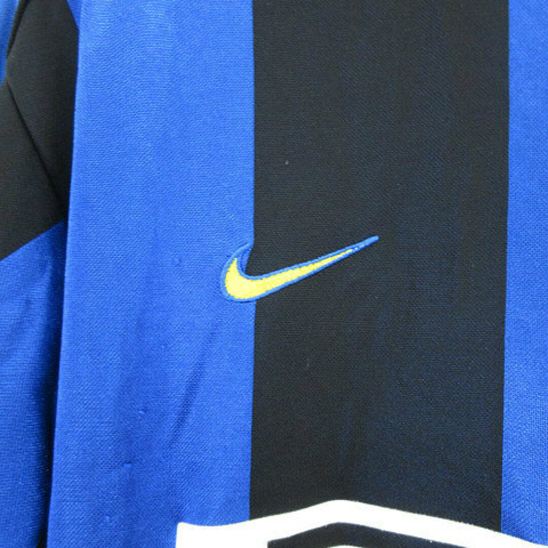 NIKE(ナイキ)のナイキ NIKE INTER インテル 1999-2000 ユニフォームM青 黒 スポーツ/アウトドアのサッカー/フットサル(ウェア)の商品写真