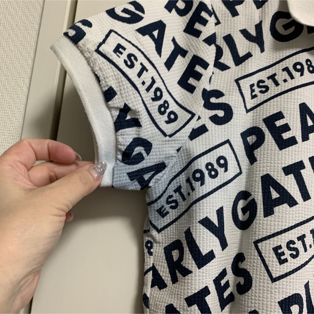 PEARLY GATES(パーリーゲイツ)のレディース　半袖シャツ　ゴルフウェア　パーリーゲイツ  サイズ0 Sサイズ レディースのトップス(シャツ/ブラウス(半袖/袖なし))の商品写真