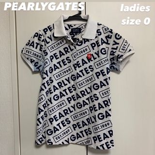 パーリーゲイツ(PEARLY GATES)のレディース　半袖シャツ　ゴルフウェア　パーリーゲイツ  サイズ0 Sサイズ(シャツ/ブラウス(半袖/袖なし))