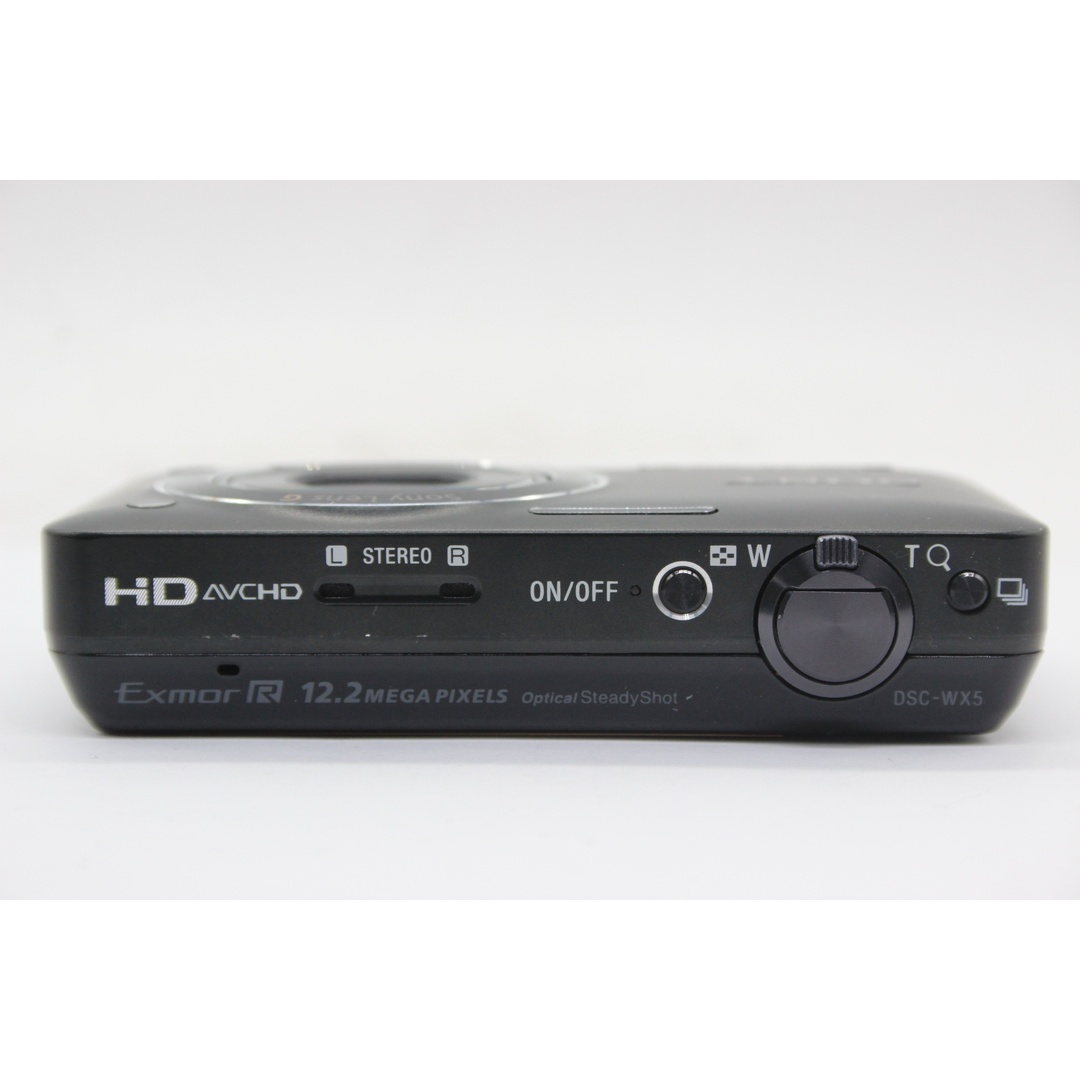 【返品保証】 ソニー SONY Cyber-shot DSC-WX5 ブラック 5x バッテリー付き コンパクトデジタルカメラ  s9599 スマホ/家電/カメラのカメラ(コンパクトデジタルカメラ)の商品写真