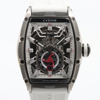 クストス(CVSTOS)のクストス チャレンジ ジェットライナー Ti×ラバー   メンズ 腕時計(腕時計(アナログ))