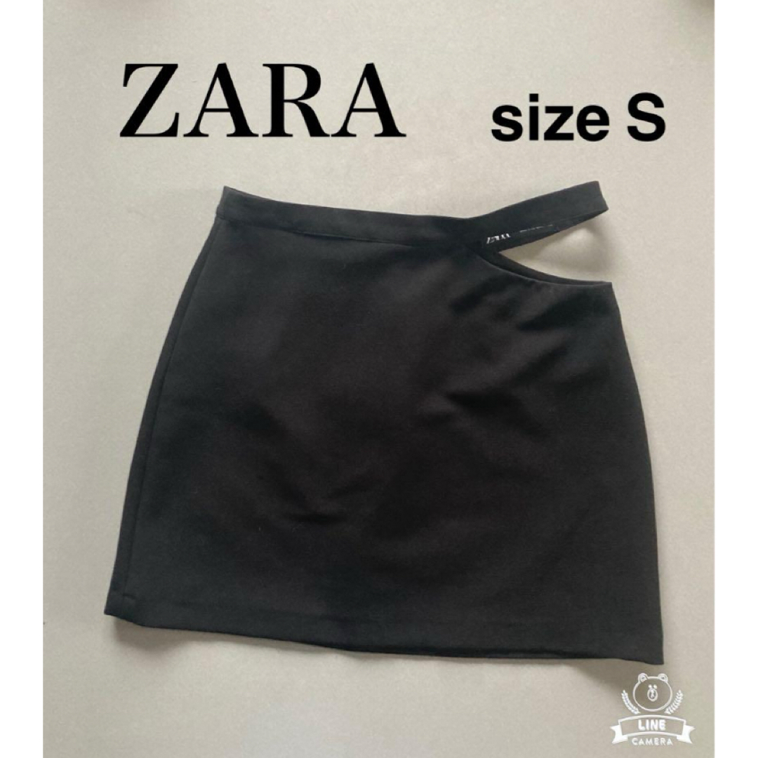ZARA(ザラ)のZARA  カットアウトミニスカート レディースのスカート(ミニスカート)の商品写真