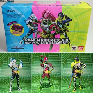 バンダイ(BANDAI)のS.H.Figuarts(フィギュアーツ) 仮面ライダーエグゼイド マイティアクションX ビギニングセット 完成品 可動フィギュア バンダイ(特撮)