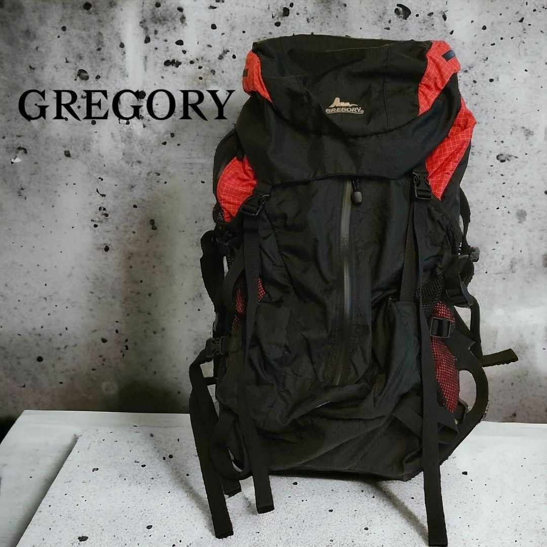 Gregory(グレゴリー)のGREGORY グレゴリーZ35　S 旧ロゴ　リュック　バックパック　赤×黒 メンズのバッグ(バッグパック/リュック)の商品写真