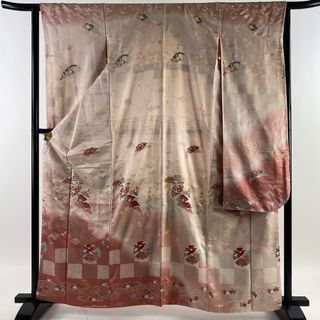 振袖 身丈162.5cm 裄丈63.5cm 正絹 秀品 【中古】(着物)