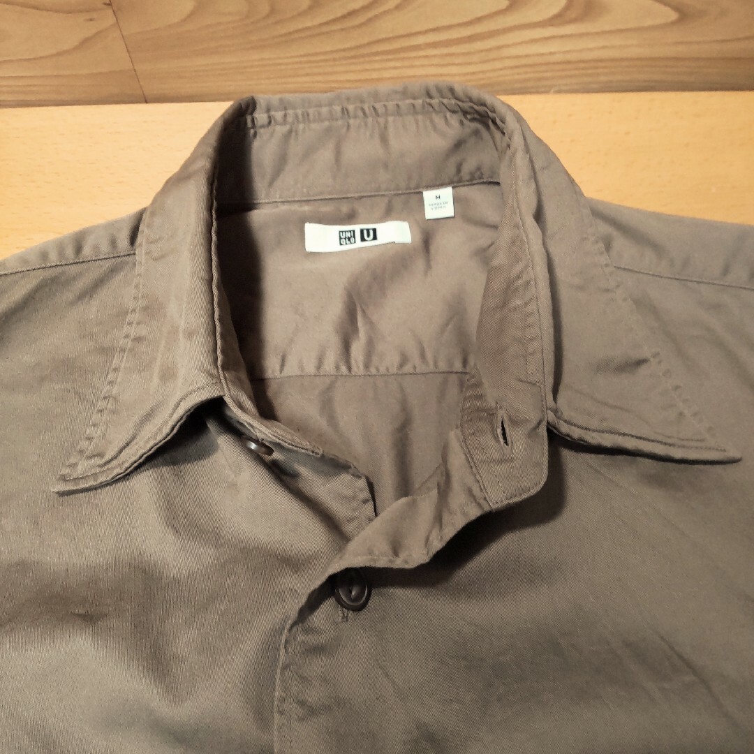 UNIQLO(ユニクロ)の【ユニクロ U　オーバーサイズ ワークシャツ】男女兼用　M サイズ メンズのトップス(シャツ)の商品写真
