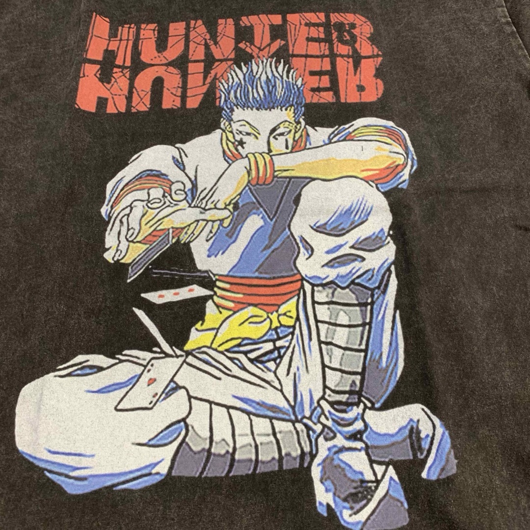 L 新品  HUNTER ヒソカ ヴィンテージ Tシャツ ハンター アニメ 漫画 メンズのトップス(Tシャツ/カットソー(半袖/袖なし))の商品写真