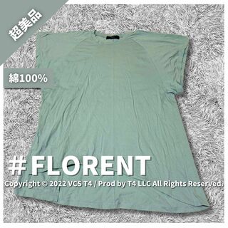FLORENT - 【超美品】フローレント Tシャツ・カットソー 半袖 FREE ブルー ✓3964