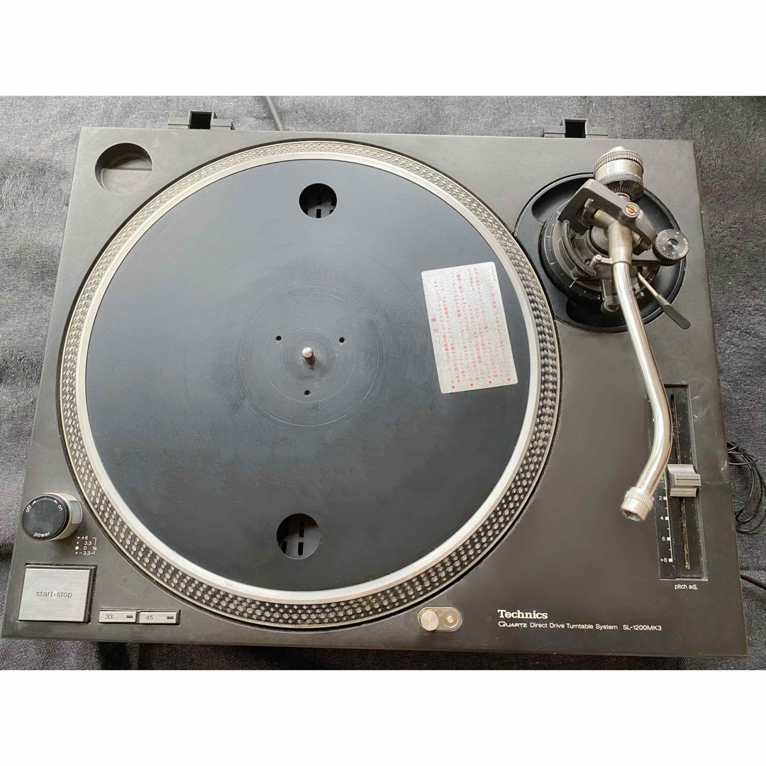 Technics(テクニクス)のTechnics SL-1200MK3 ターンテーブル 楽器のDJ機器(ターンテーブル)の商品写真