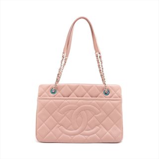 シャネル(CHANEL)のシャネル  キャビアスキン  ピンク レディース トートバッグ(トートバッグ)