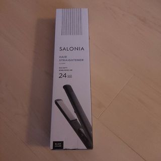 SALONIA ダブルイオン ストレートアイロン ブラ(ヘアアイロン)