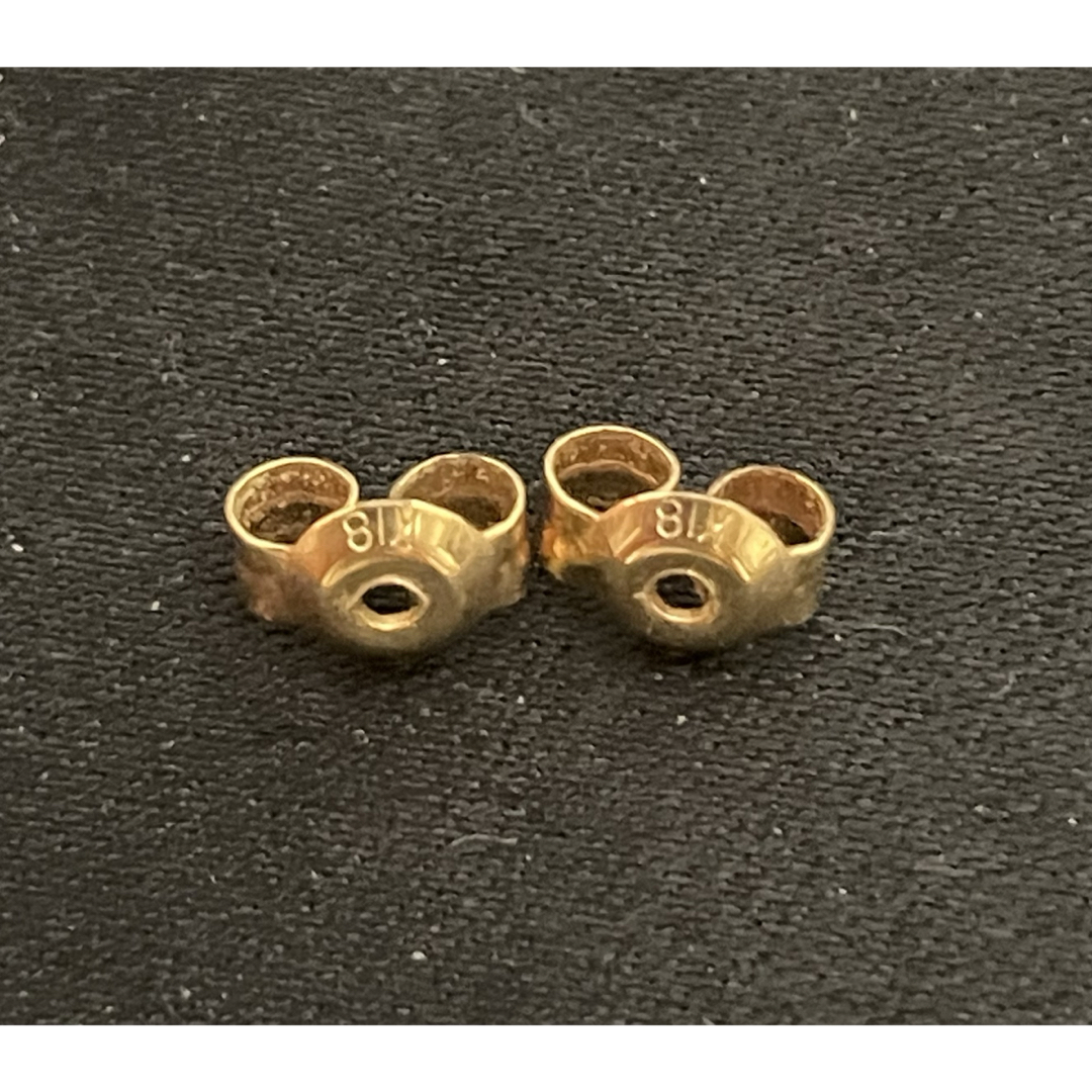 k18金ピアス　大きめ　重さ4.20g レディースのアクセサリー(ピアス)の商品写真