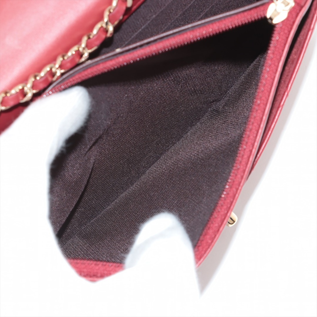 CHANEL(シャネル)のシャネル  ラムスキン  レッド レディース ショルダーバッグ レディースのバッグ(ショルダーバッグ)の商品写真