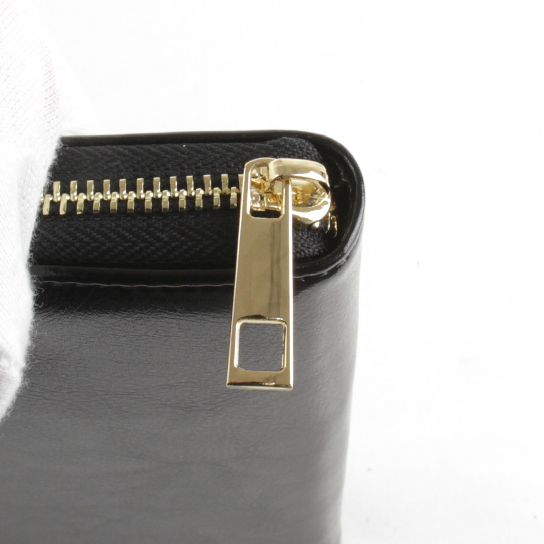 美品『USED』 長財布 レザー ブラック【中古】 レディースのファッション小物(財布)の商品写真