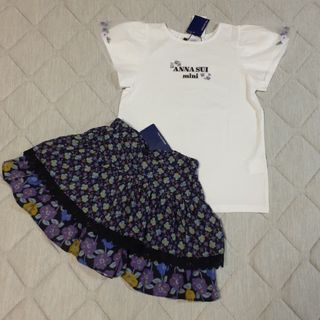 ANNA SUI mini - 【新品,】　アナスイミニ　キュロット　Tシャツ