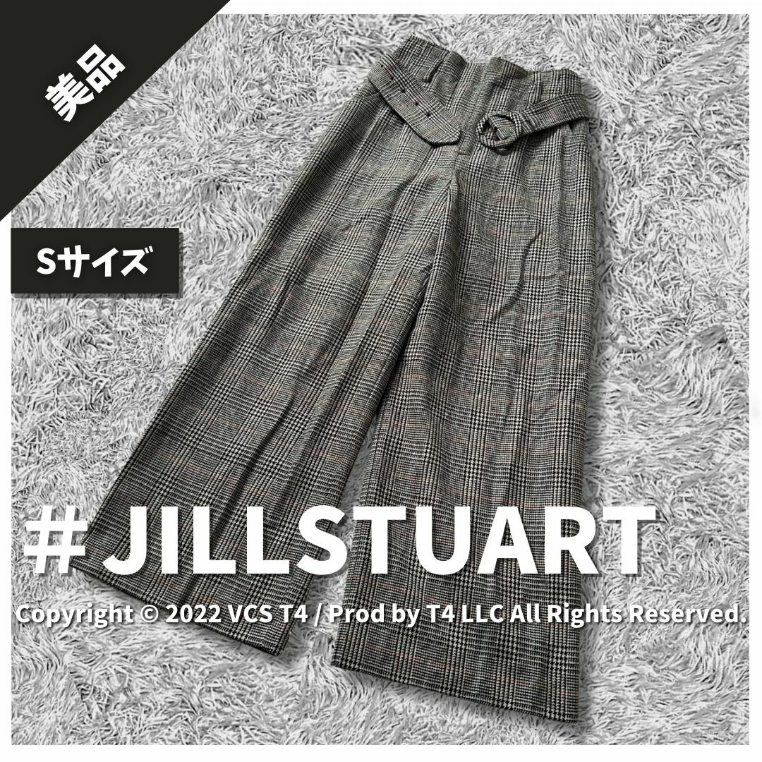 JILLSTUART(ジルスチュアート)の【美品】ジルスチュアート カジュアルパンツ S チェック柄 秋冬 ✓3948 レディースのパンツ(カジュアルパンツ)の商品写真