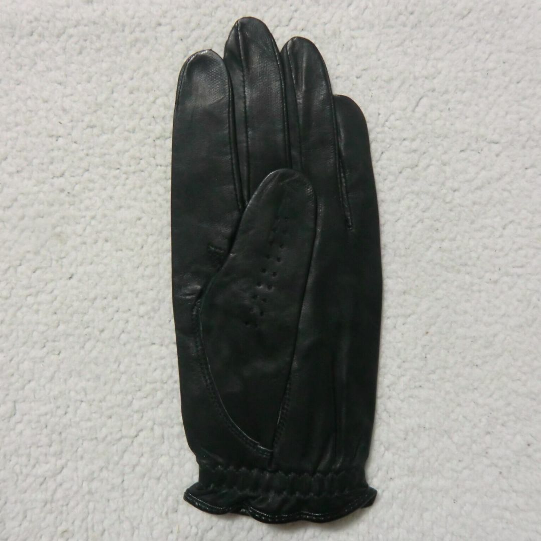 Kasco(キャスコ)のkasco CLEA ゴルフグローブ 黒 20サイズ レディース用 天然皮革 レディースのファッション小物(手袋)の商品写真