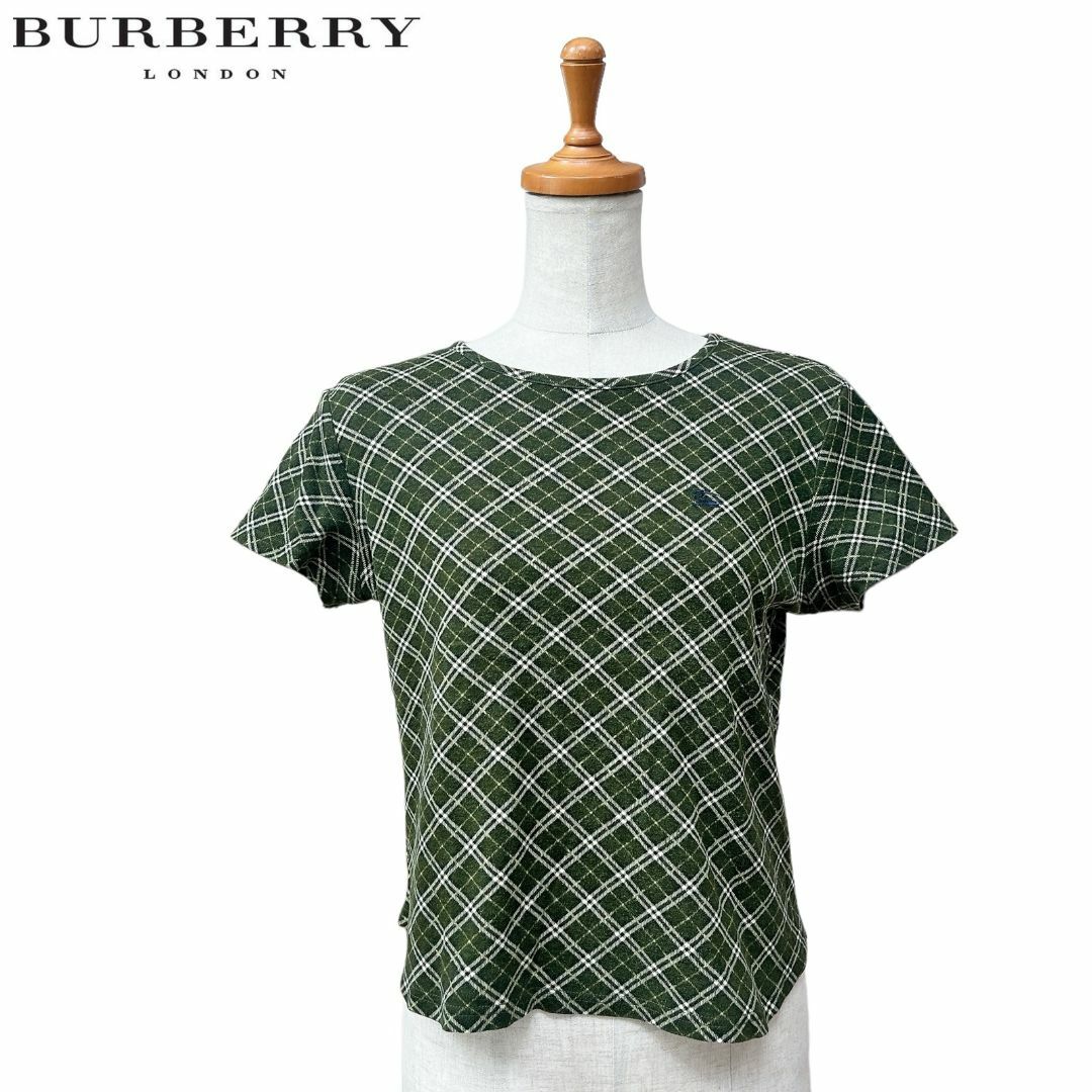 BURBERRY(バーバリー)の【BUEBERRY】ノバチェック柄半袖Tシャツ/160A★バーバリーロンドン キッズ/ベビー/マタニティのキッズ服女の子用(90cm~)(Tシャツ/カットソー)の商品写真