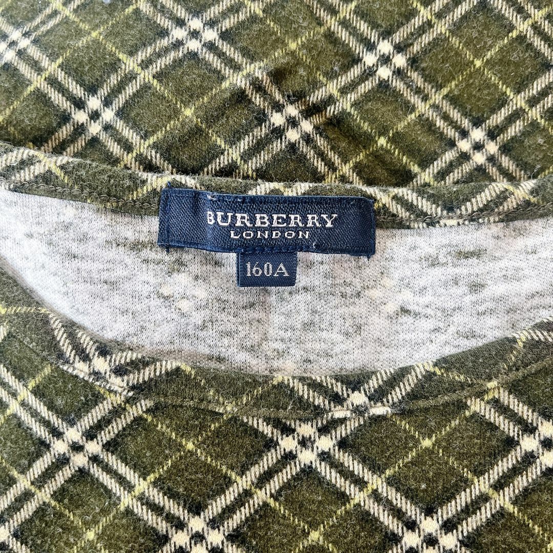 BURBERRY(バーバリー)の【BUEBERRY】ノバチェック柄半袖Tシャツ/160A★バーバリーロンドン キッズ/ベビー/マタニティのキッズ服女の子用(90cm~)(Tシャツ/カットソー)の商品写真