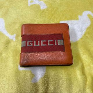 グッチ(Gucci)の希少　グッチ　オレンジ　財布(折り財布)