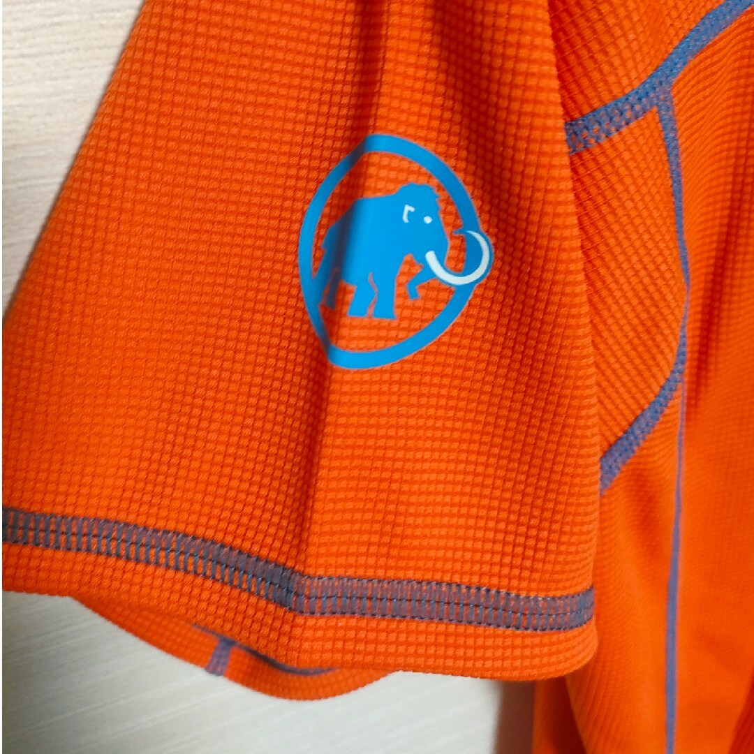 Mammut(マムート)の新品 タグ付 マムート アイガー Ｔシャツ M メンズ オレンジ メンズのトップス(Tシャツ/カットソー(半袖/袖なし))の商品写真