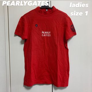 PEARLY GATES - レディース　モックネック　ハイネック　半袖　ゴルフウェア　サイズ0 Sサイズ